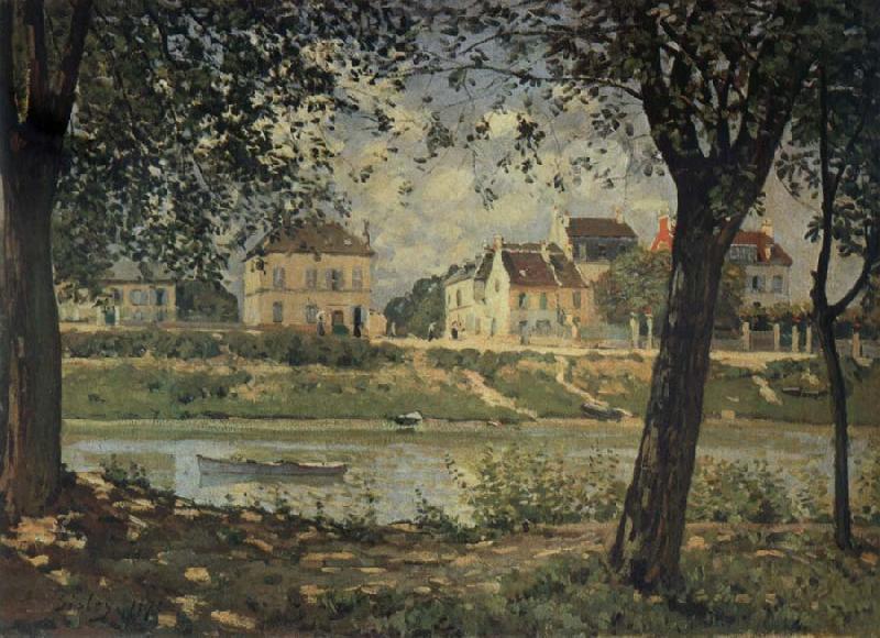Alfred Sisley Villeneuve-la-Garenne France oil painting art